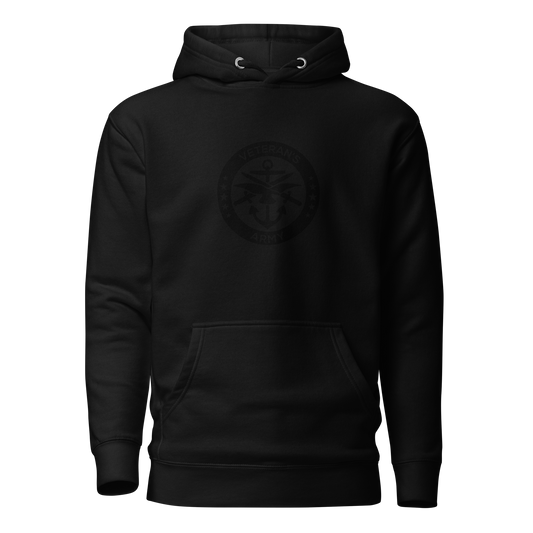 Veteran’s Army Unisex Hoodie Blackout